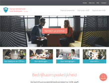 Tablet Screenshot of bedrijfsaansprakelijkheidsverzekering.com